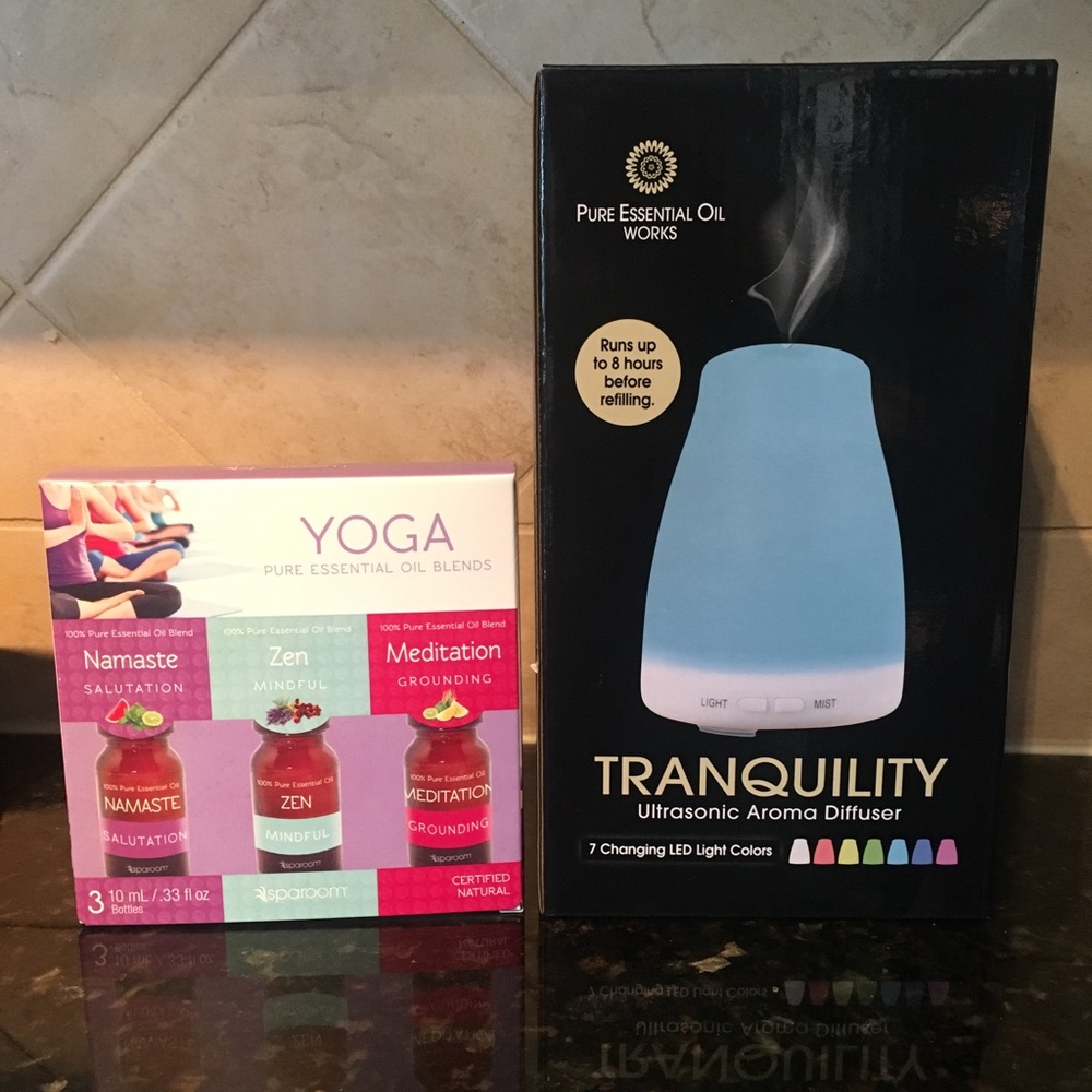 Aromatherapy Oil & Diffuser Set
